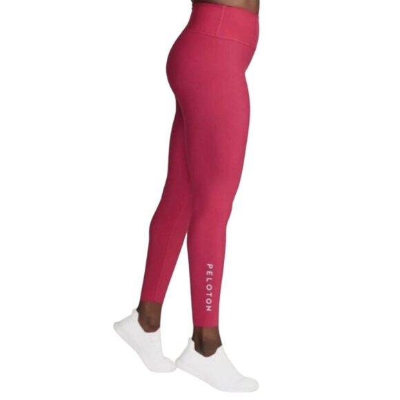 Peloton Cadent Reversible High Rise Cheetah Leggings Tights Activewear Pink XXL - Picture 4 of 5